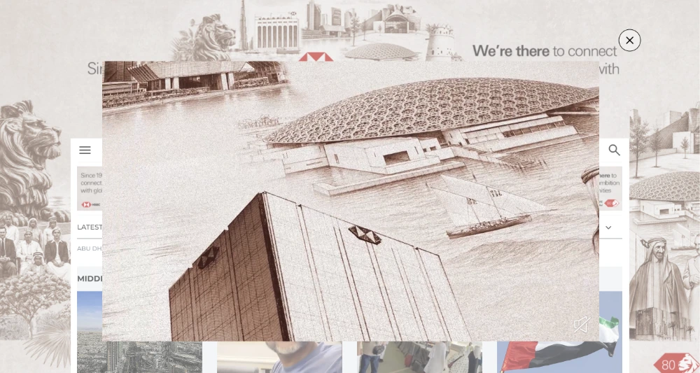 Homepage Immersive Takeover